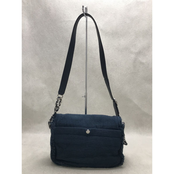 Chanel Canvas Plain Cocomark Chain Shoulder Bag - Picture 4 of 6